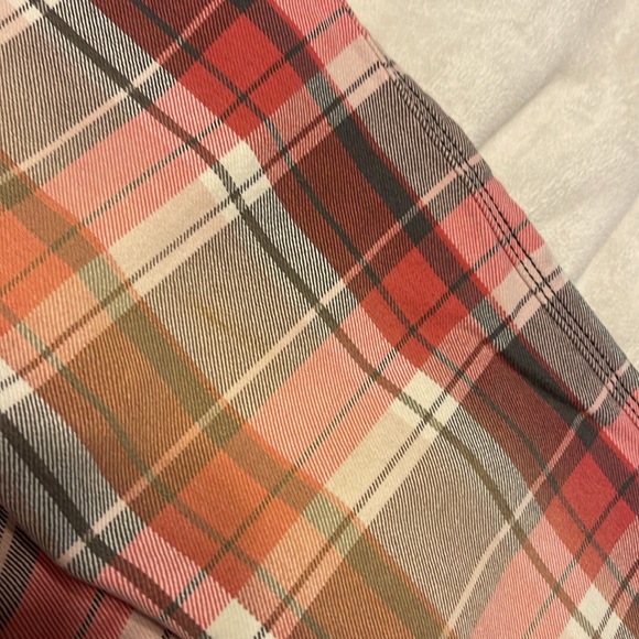 RARE VINTAGE SASS & BIDE RED PLAID JEANS ~ 29 - Picture 7 of 8